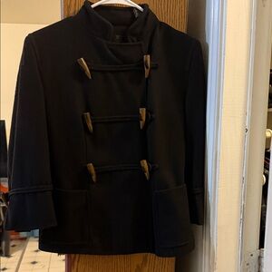 Women's Black Pea Coat